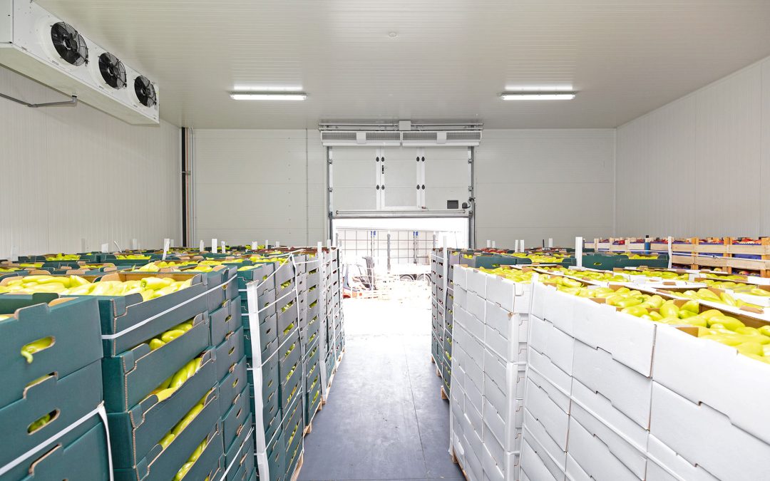 Food products in a storage environment