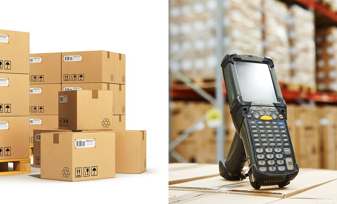 Building a Pallet for Shipment Using a Handheld Barcode Scanner