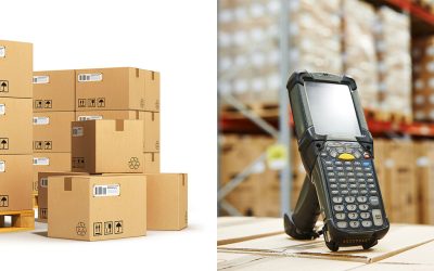 Building a Pallet for Shipment Using a Handheld Barcode Scanner